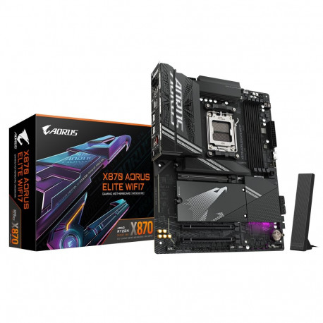 Gigabyte X870 AORUS ELITE WIFI7 emaplaat AMD protsessoripere AM5 protsessoripesa DDR5 toetatud kõvak
