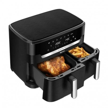 TEFAL | Air Fryer | EY942HE0 Easy Fry Dual XXL | Power 2700 W | Capacity 11 L | Black