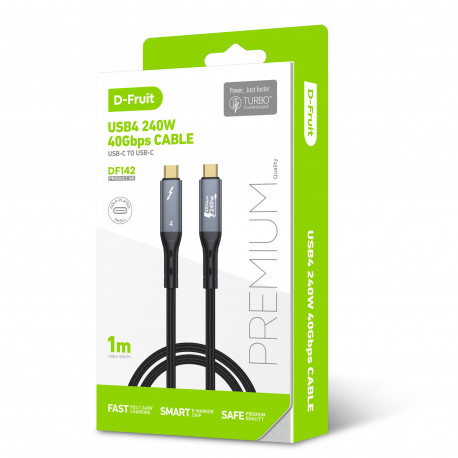 D-Fruit kaabel USB 4.0 240W DF142 1m