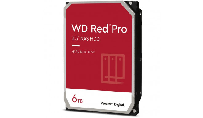 WD Red Pro 6TB 3.5'' SATA III (6Gb/s) serveriketas (WD6005FFBX)