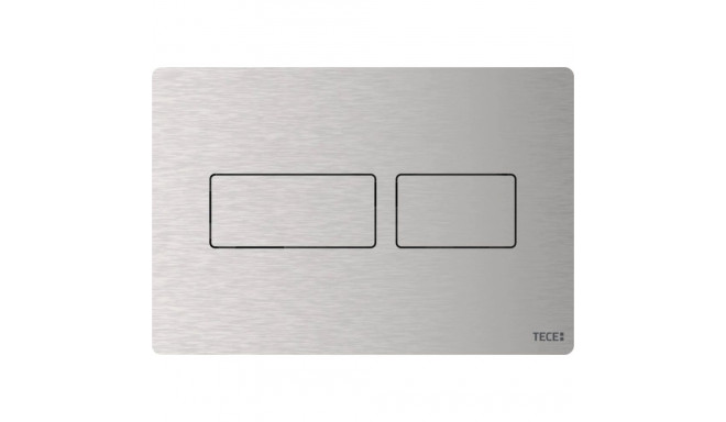 Tece Solid flush button for toilet, brushed steel (9240430)