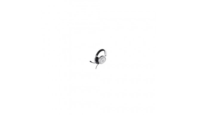 Trust GXT 498 Forta juhtmega peavõru mänguri must valge kõrvaklapid