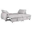 Corner sofa bed CLOUD light grey