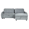 Corner sofa bed CLOUD bluish green