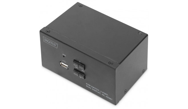 Digitus KVM Switch Dual Display 4K HDMI