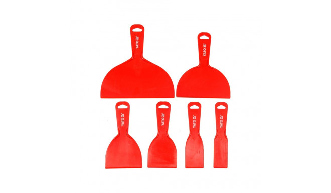 6Pc Plastic Scraper Set YT-52740 YATO