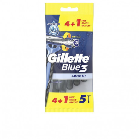 GILLETTE BLUE 3 cuchilla afeitar desechables 5 u