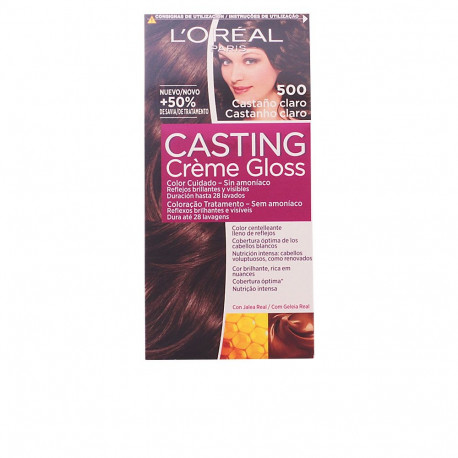 L'Oréal Paris juuksekreem #500 sära andev 180ml, helepruun