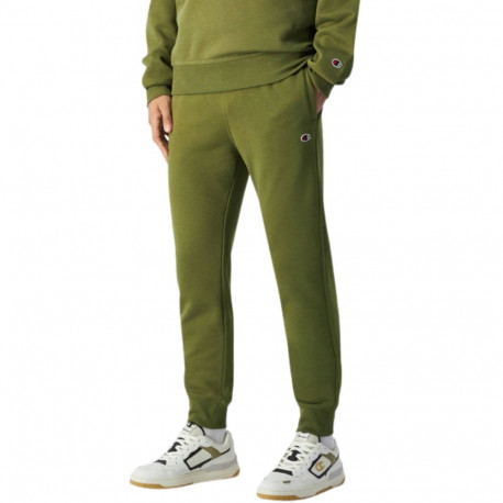 Champion meeste püksid Rib Cuff Pants 220301 GS573 S, oliiviroheline