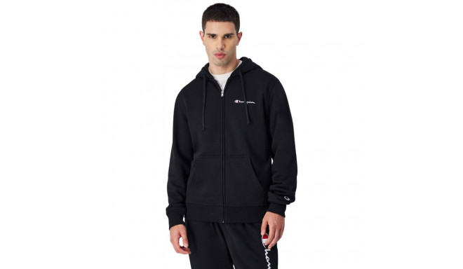 Bluza męska Champion Full Zip Hoodie czarna 220260 KK001 L