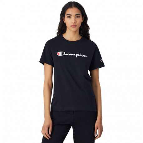 Koszulka damska Champion SS Tee czarna 117534 KK001 S