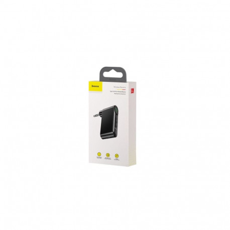 Baseus Car Tool Bluetooth BSBA-02 AUX Transmitter BT. 5.0, 10m Range, 145 mAh, Micro USB input, Blac