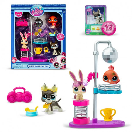 Littlest Pet Shop mängukomplekt Disco Nights Gen 7 S3
