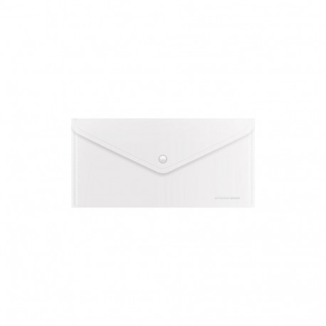 Envelope folder ErichKrause Glossy Clear, Travel, 180 mcm, transparent (12 pcs in a bag)