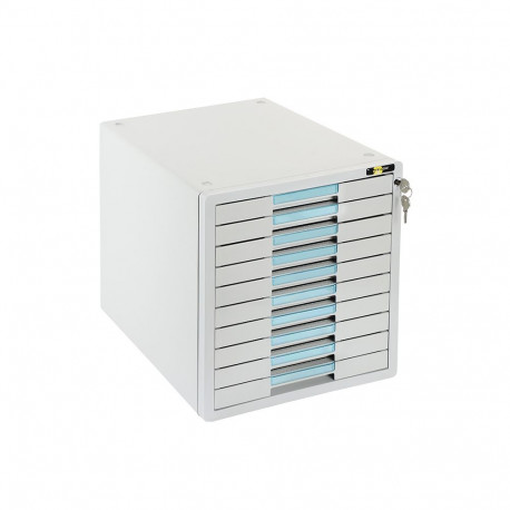 Sahtliboks lauale YELLOW ONE 10 sahtliga lukustatav hall