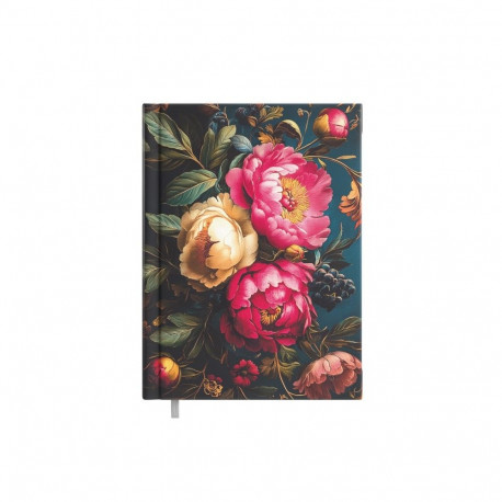 Raamatkalender KANTSLER Disain Päev Esmeralda, pildiga kaaned, päeva sisu 2026a.