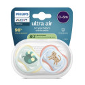 Philips Avent Ultra Air Babies Pacifier 0-6m 2pcs