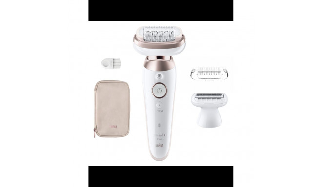 Braun Epilator | SES9-030 3D Silk-Epilk 9 Flex | Operating time (max) 50 min | Number of power level
