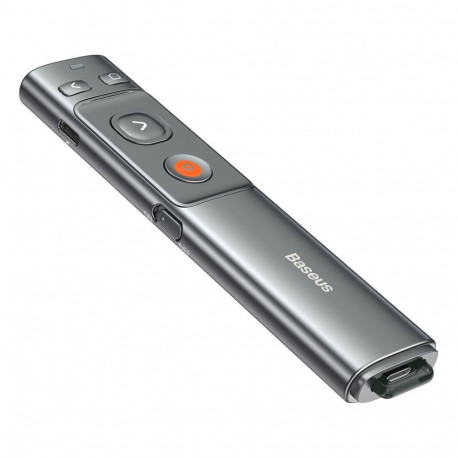 Baseus Baseus Orange Dot Wireless Presentation Laser Pointer - Gray (without batteries)