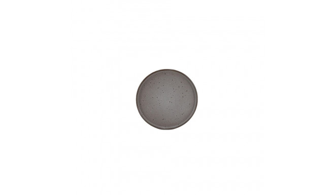 DESERT PLATE DOMOLETTI BROWN DOTS 19.6CM