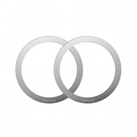 MAGNETIC RING FOR PHONES 2PCS SILVER