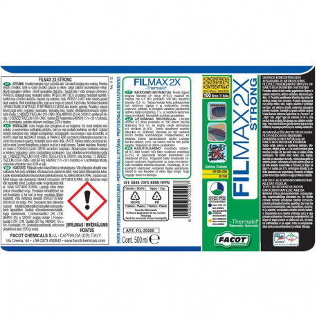 FILMAX2XSTRONG CONC 2/1 FLACONE 500ML