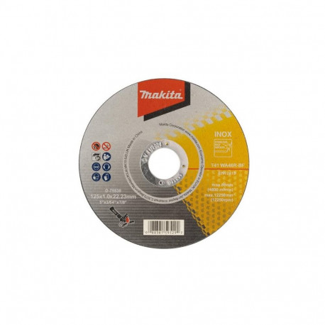 õhuke lõikeketas inox 125x1 WA46R jaoks