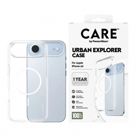 PanzerGlass Back cover | Apple | iPhone Air | Recycled plastic | Transparent | Urban Explorer w. Whi