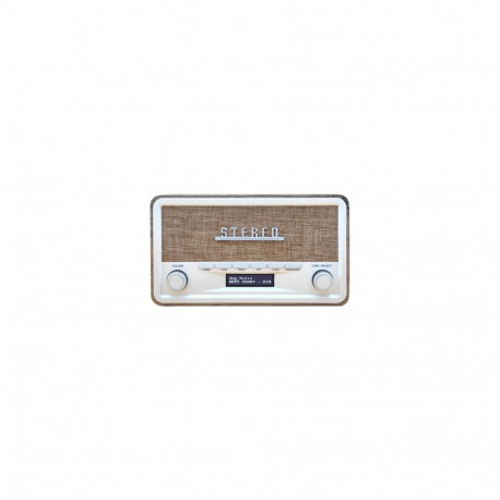 Denver DAB-18LW digitaalne raadio puidu imitatsioon hele