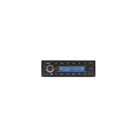 VDO TR723UB-BU FM RDS tuuner USB/AUX/BT 24V lühike võll