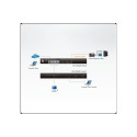 ATEN 8-port OverNet Cat5 KVM PS/2+USB, OSD, rack, SUN, PON, VNC