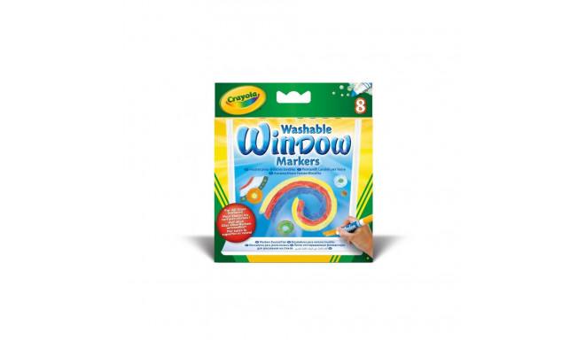 CRAYOLA 8 markerit klaasimaalimiseks