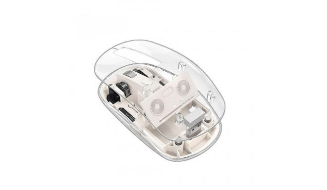 Wireless mouse Hoco 2,4G 1600 dpi GM29 space white
