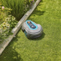 Gardena robotic lawnmower smart SILENO free 800m? set (grey/turquoise, Li-ion battery, with smart ga