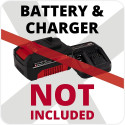 Einhell cordless scarifier GC-SC 18/28 Li-Solo, 18V (red/black, without battery and charger)