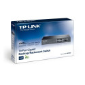 TP-LINK TL-SG1016D, Switch braun