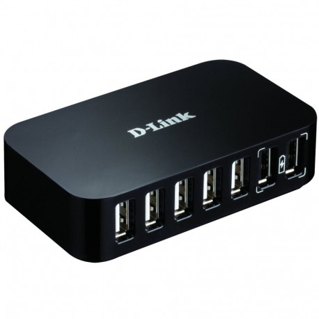 D-Link 7-Port USB 2.0 Hub Aktywny z zasilaczem