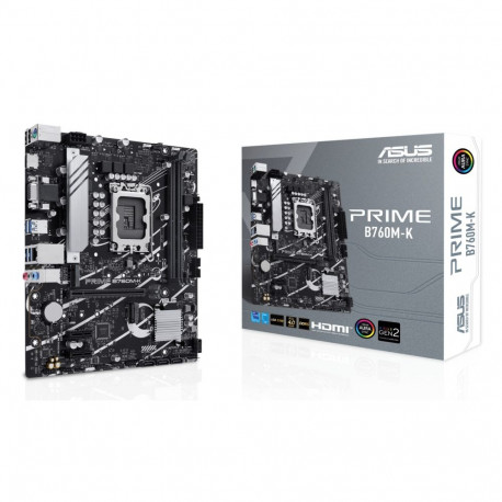 ASUS PRIME B760M-K Intel B760 LGA 1700 micro ATX emaplaat