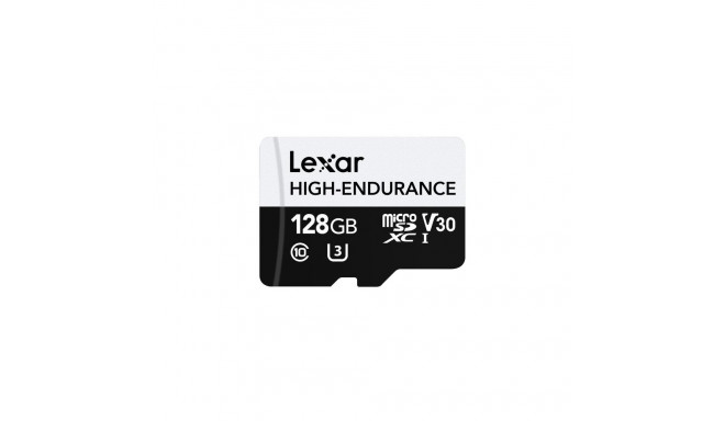 Lexar High-Endurance 128 GB MicroSDXC UHS-I Class 10