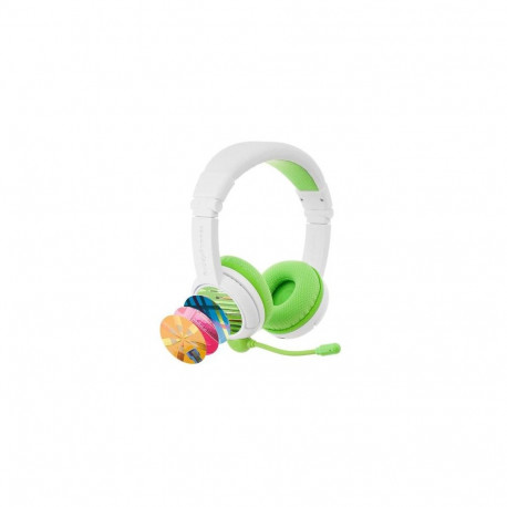 BuddyPhones School+ Headset Wired &amp; Wireless Head-band Calls/Music USB Type-C Bluetooth Gree