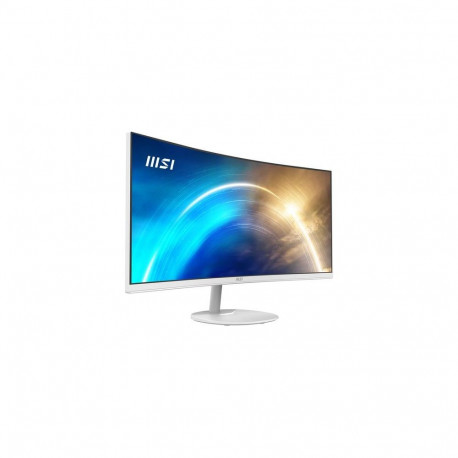 MSI Pro MP341CQW computer monitor 86.4 cm (34") 3440 x 1440 pixels UltraWide Quad HD White