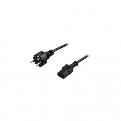 Deltaco DEL-111M power cable Black 5 m CEE7/7 IEC C13
