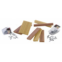 Set Creative Construction Wood, Nails and Screw Bundle