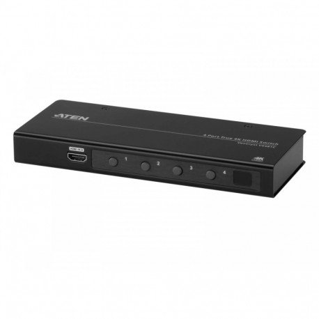 The ATEN VS481C is a high-performance 4-port HDMI switch designed for Pro-AV applic