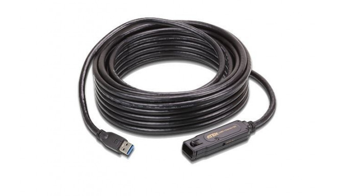 The ATEN UE3310 is a 10-meter (33 ft) USB 3.1 Gen 1 Active Extender Cable designed 