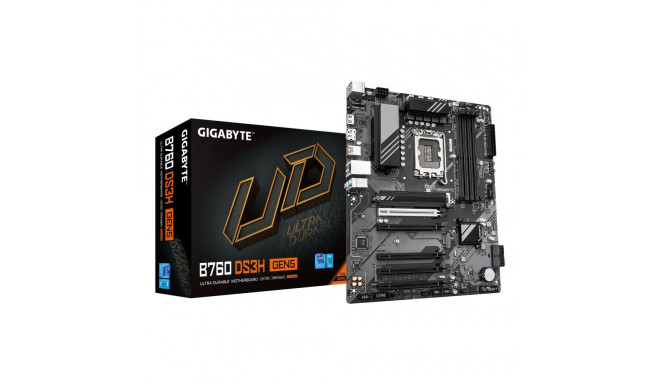 Mainboard|GIGABYTE|Intel B760 Express|LGA1700|ATX|Memory DDR5|Memory slots 4|B760DS3HGEN5