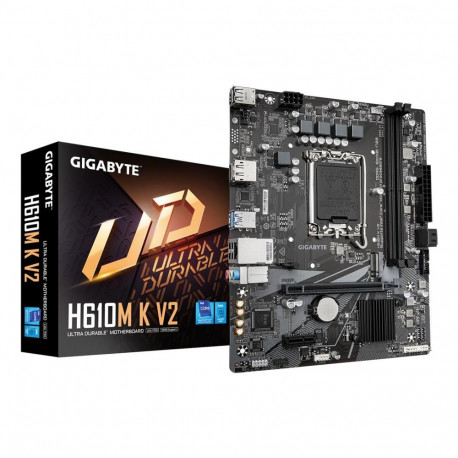 Mainboard|GIGABYTE|Intel H610|LGA1700|Micro-ATX|Memory DDR5|Memory slots 2|1xPCI-Express 3.0 1x|1xPC