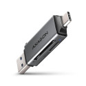 MEMORY READER USB-C+USB3.2 2SL/SD/MICROSD CRE-DAC AXAGON