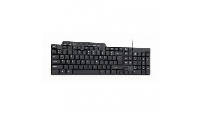 KEYBOARD MULTIMEDIA USB ENG/BLACK KB-UM-104 GEMBIRD