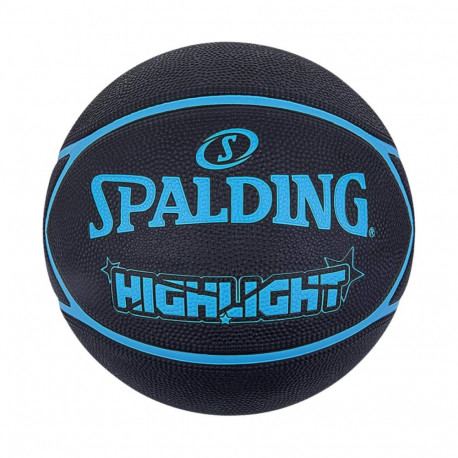 Piłka do koszykówki Spalding Highlight czarno-niebieska 84356Z 7